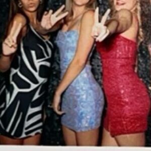 blue homecoming dress